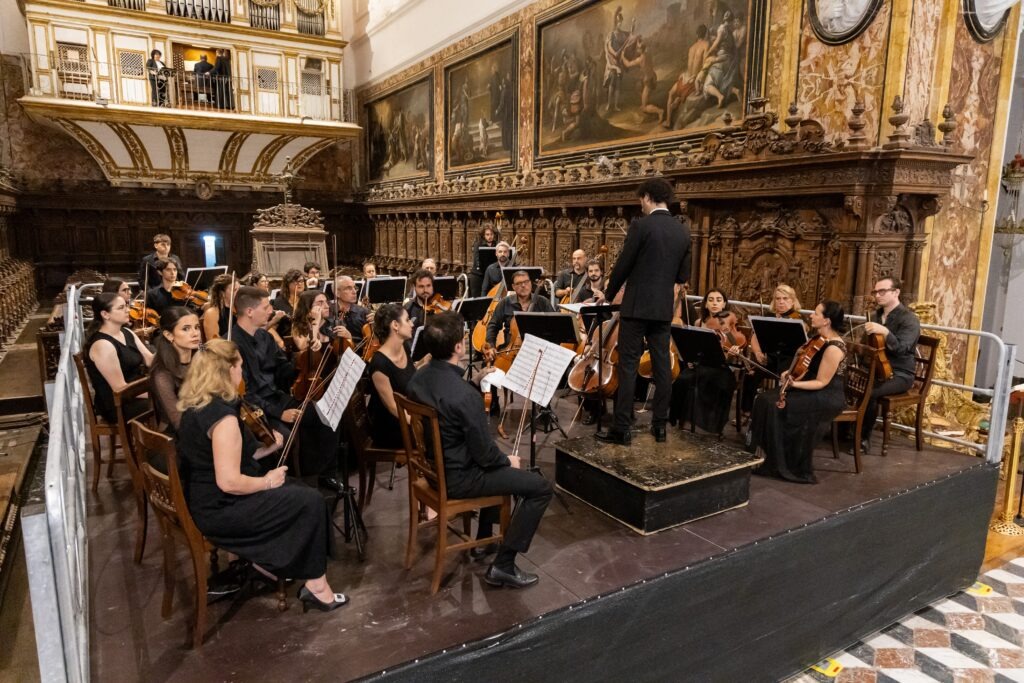 Un momento del Festival organistico