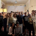Lo staff del salina Jazz Festival compreso il Presidente, Riccarso Insolia, Luca Caruso, Giuseppe Urso e tutti i musicisti